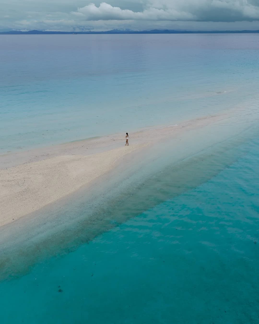 Aerial view of Kalanggaman Beach